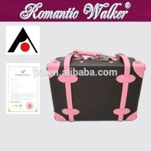 women vintage trolley luggage vintage luggage with wheels / suitcase / trolley box/cosmetic box/made-up box