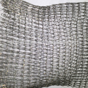 stainless steel knitted mesh / knitted wire mesh/pvc knitted mesh