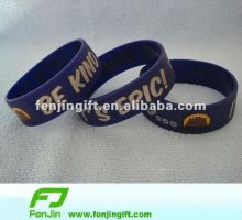 silver filled popular bracelet custom silicone