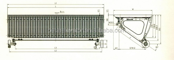 Stainless Steel Escalator Step Escalator Parts