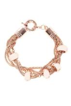 Faddish faux bijoux and accessories gold bracelet