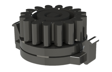 Small Soft Closing Rotary Damper For Auto Ashtray