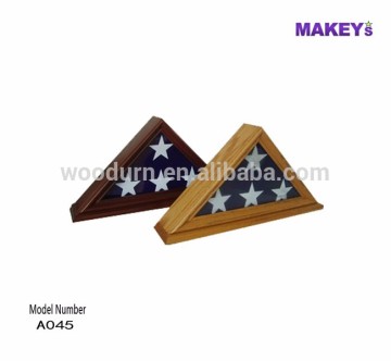 Funeral Cremation Flag Cases,Wooden Flag Case