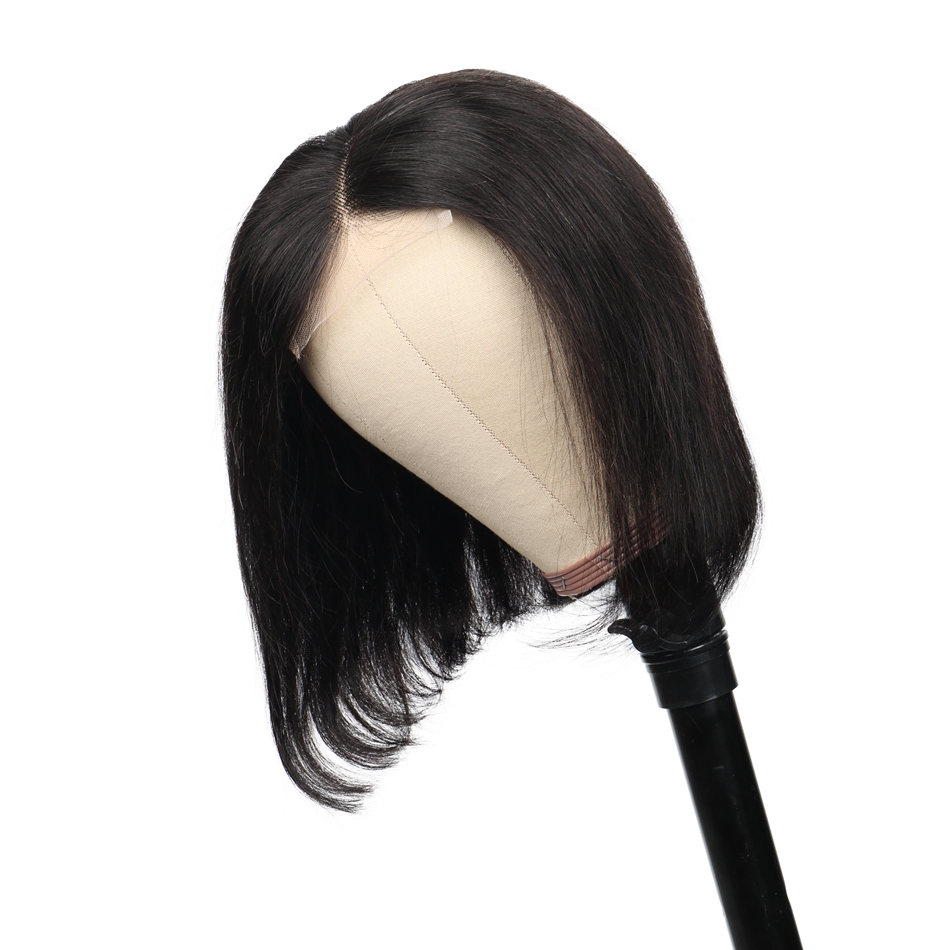 Short Curly Lace Wig Human Hair Bob Cut 13*4 4*4 Frontal Wigs With Baby Hair Virgin Brazilian Bob Curly Lace Front Wig