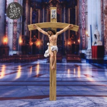 Resin Easter Crucifix Wall Cross: A Religious Home Indoor Decoration
