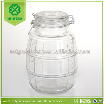 cookoe food packaging glass jars with hinged lids