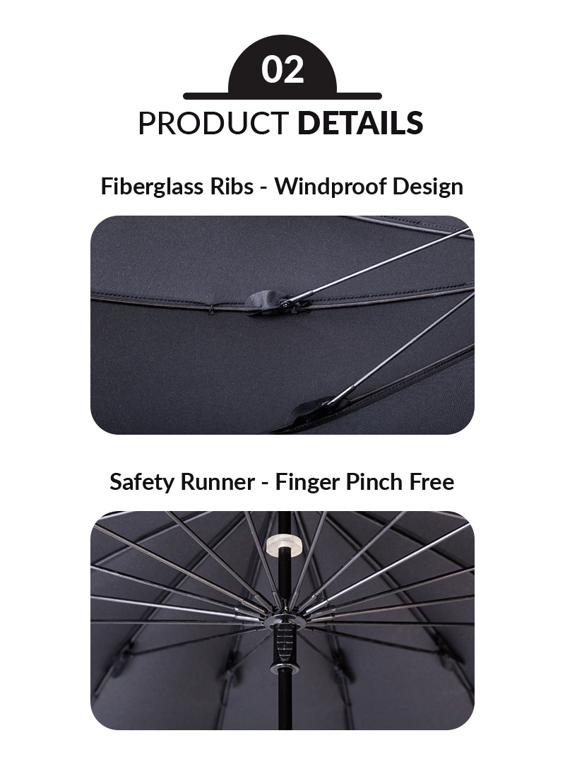 parapluie dames noir ladies black umbrella
