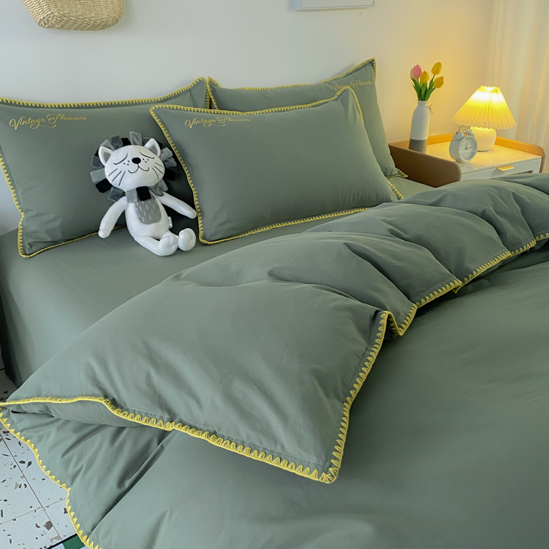 Washed Cotton Bedding Set 12