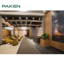 5 Star Hampton Inn: Modern Lobby with Elegant Restaurant and Sofa Furniture