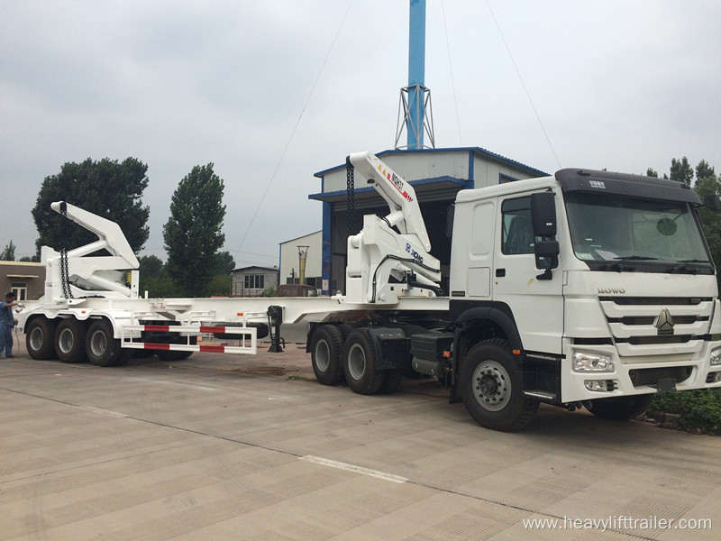 Transport 20/40 ft Container Skeletal Semi Trailer