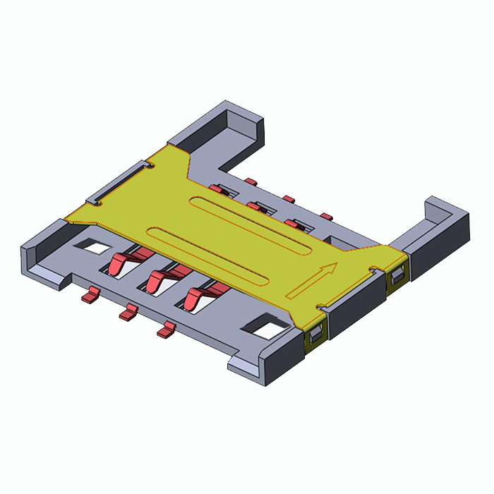 SIM 시리즈 2.20mm 높이 커넥터