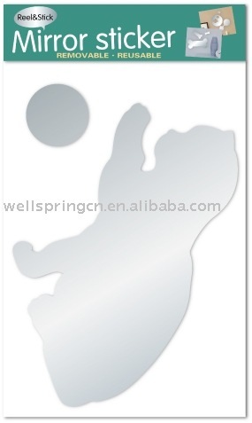 mirror sticker / wall sticker / home sticker mirror 0801