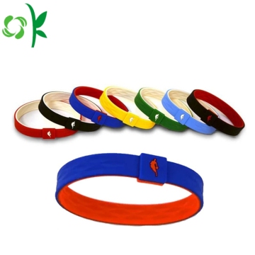 Universal Debossed Balance Silicone Wristbands for Women