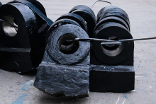 High Manganese Steel Casting Crusher hammer head