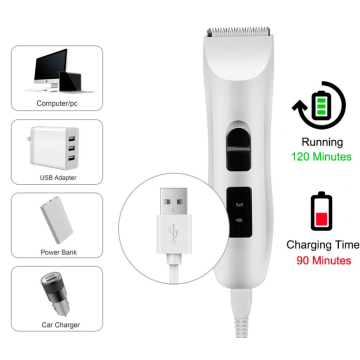 ชุดกรูมมิ่งสัตว์เลี้ยงแบบชาร์จ USB แบบชาร์จไฟได้