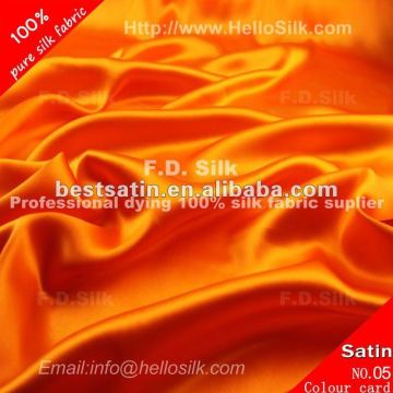 F.D.Dyed duchess silk fabric