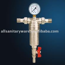 brass filter with manometer