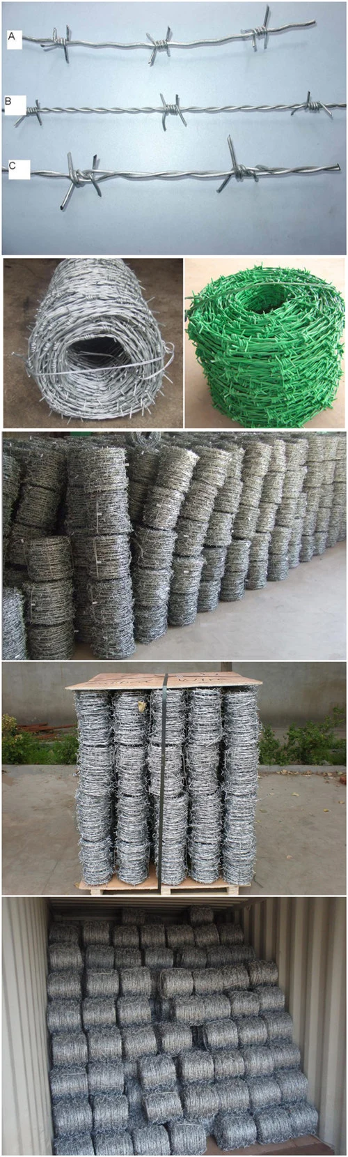 Amazon China Leading Factory Supply Galvanized Barbed Wire Mesh