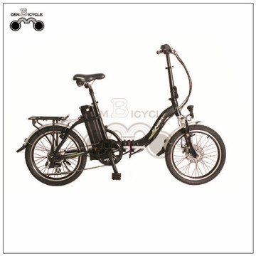 EMPRESA EBIKE AL POR MAYOR BATERÍA DE LI-ION 36V10AH MOTOR TRASERO 250W BICICLETA ELÉCTRICA PLEGABLE