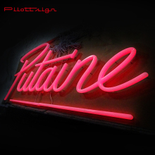 360 degrees of light acrylic LED neon sign