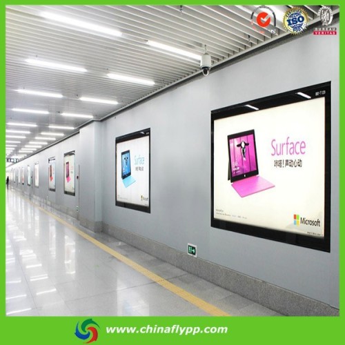 100um self adhesive front backlit PET film for appealing lightbox