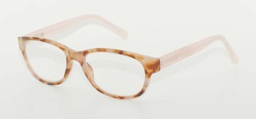 Fashionable Plastic Reading Glasses with Spring Hinge
