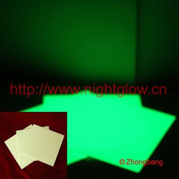 Glow in the dark sheet