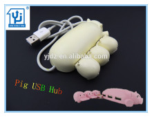 Hot Sell New Electronic Gadgets for 2015 Pig Mini USB Hub with Tablet