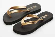 Gold Flip Flops