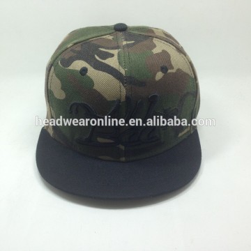 Camouflage Short Brim Snapback Cap And Trukfit Flexfit Cap