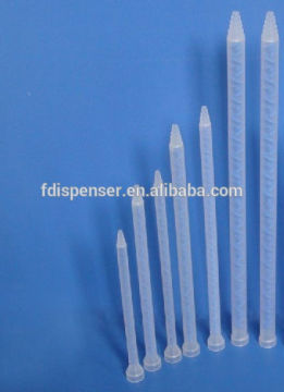 AB glue dispensing of static mixer tube