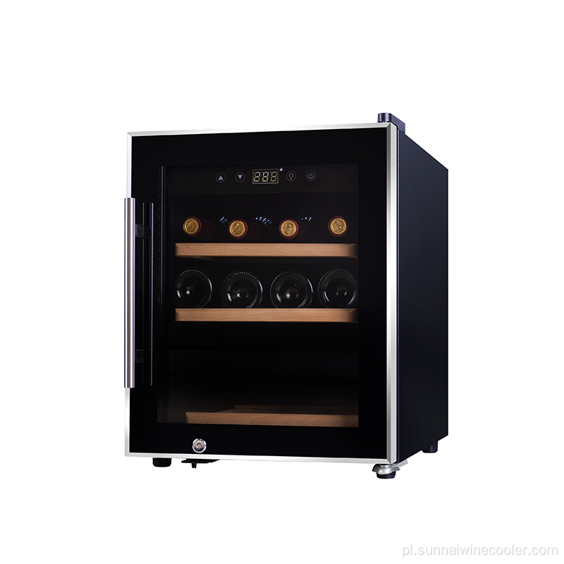 Dostosowane pulpit bezpośrednie chłodzenie 12 butelek lodówka do wina