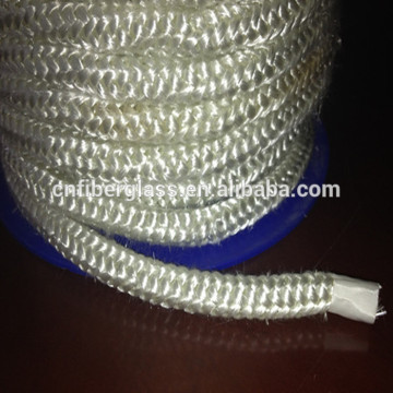 White fiberglass twisted rope