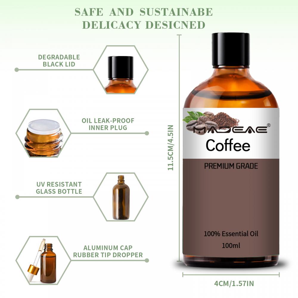 Óleo essencial para café orgânico 100% natural para difusor de aroma