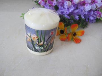Scented White Colour Pillar Candle