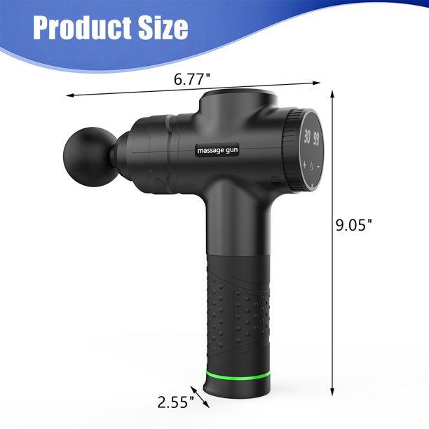 30 Speed Massage Gun Size Jpeg