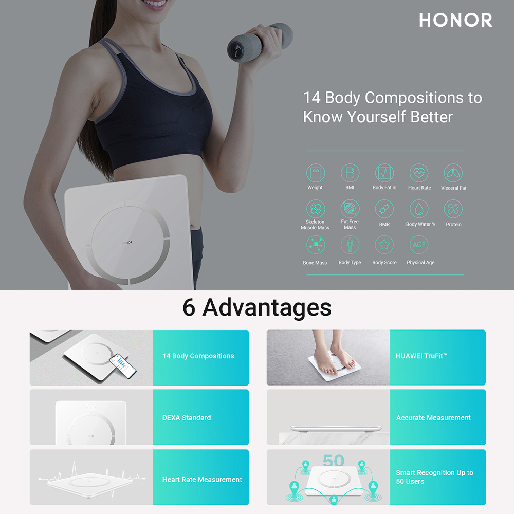 Honor Body Fat Scale