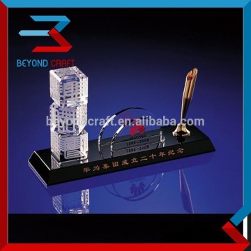 executive stationery set with logo,crystal table set