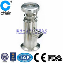Stainless steel sanitary yoghourt sample valve