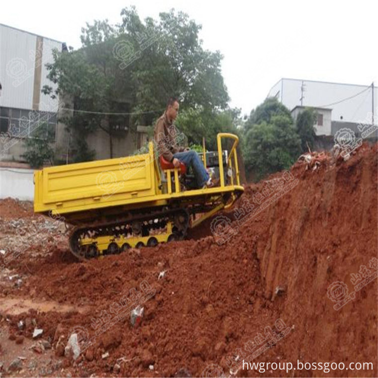 crawler dump truck