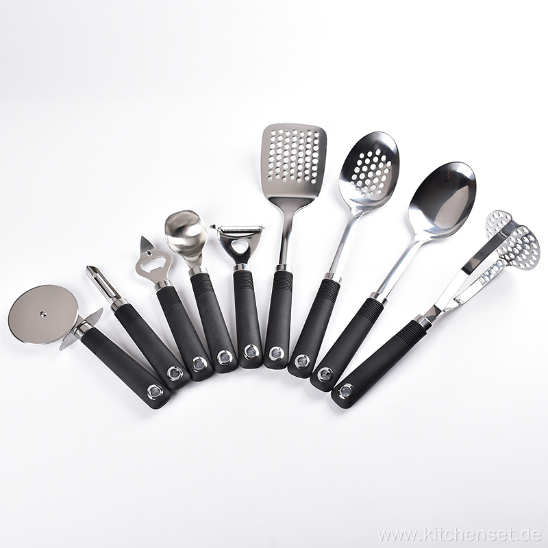 Kitchen gadgets set stainless steel cooking dining utensils