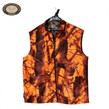 2021 New Model Men's Leather Hunting Vest for Outdoor