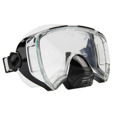 HD Diving Mask with Single Lens and Valve