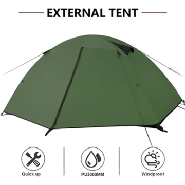 Custom 2/3/4 Person Waterproof Lightweight Backpacking Tent