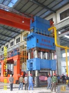 open die forging hydraulic press with manipulator