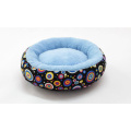 Woven cloth round breathable kennel pillow top mattress