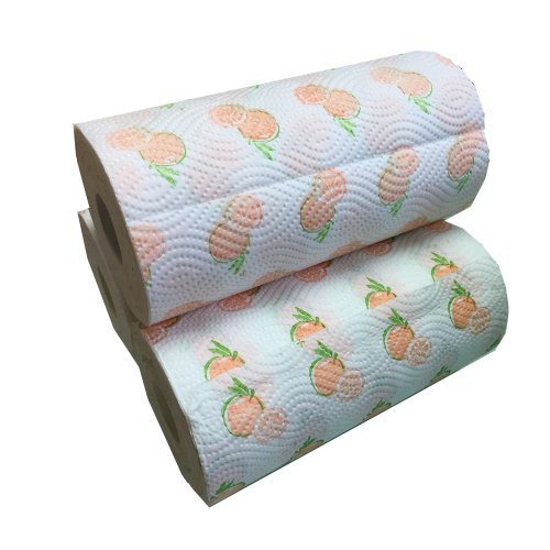 High Strength Lint-free Printed Kitchen Cleaning Paper