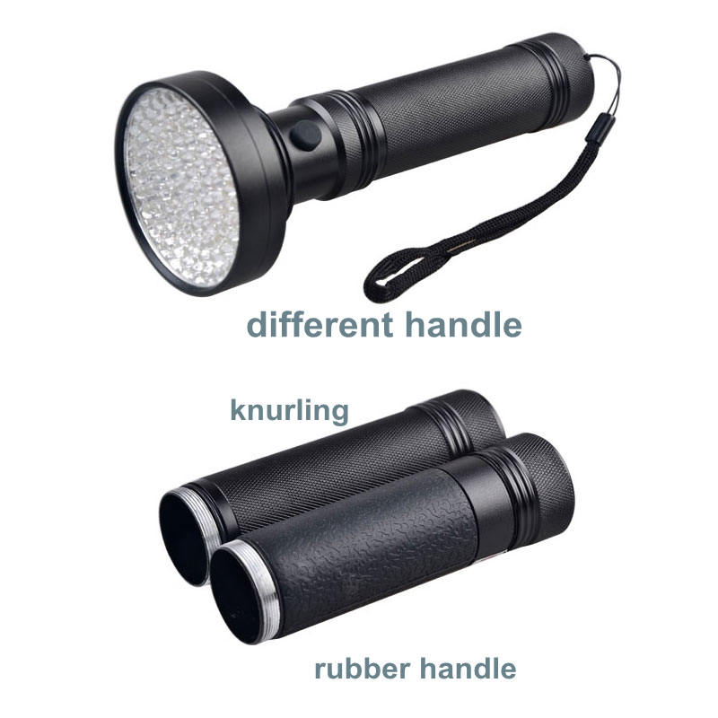 100 LED UV Flashlight 395nm Ultraviolet Blacklight Detector for Dog Urine,Hotel Rooms,Pet Stains and Bed Bug.