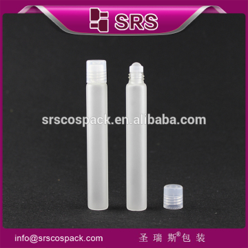 SRS PACKAGING frost glass perfume bottle , cosmetic 12ml frost glass roll on bottle