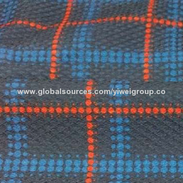 Printed Polyester Fabric Check Pattern